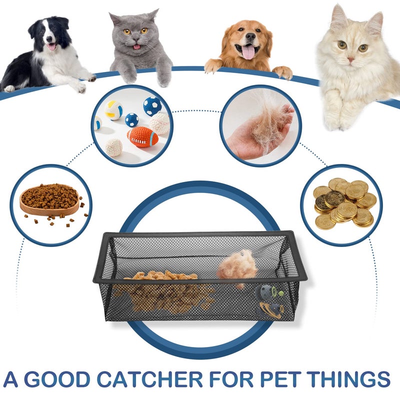 YANWEN Floor Register Trap, Air Vent Filter Mesh Catcher, Vent Screen Net Keeps Bugs, Coins, Pet Hair, Food Out (4 * 14''/ 6 Pack) - Image 5